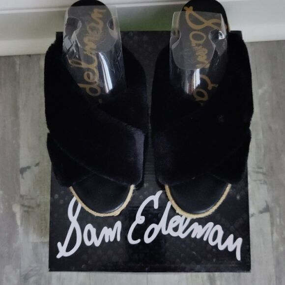 Sam Edelman Zia faux fur slides - Picture 3 of 7
